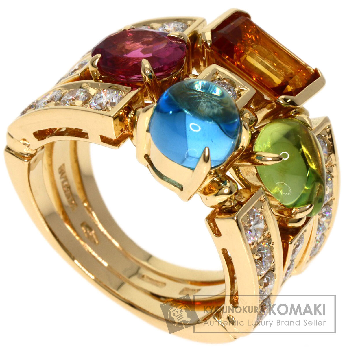 ［最終値下げ!］BVLGARI　アレグラ　トップマルチカラー/ゴールド ブルガリ 最終値下げ!］BVLGARI アレグラ トップマルチカラー/ゴールド