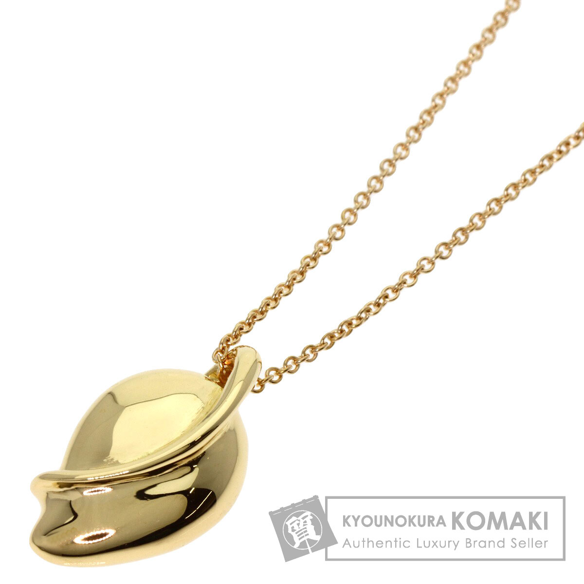 ティファニー Tiffany&Co 18Kネックレス エルサぺレッティ TIFFANY&Co. ティファニー リーフ エルサ ペレッティ ネックレス
