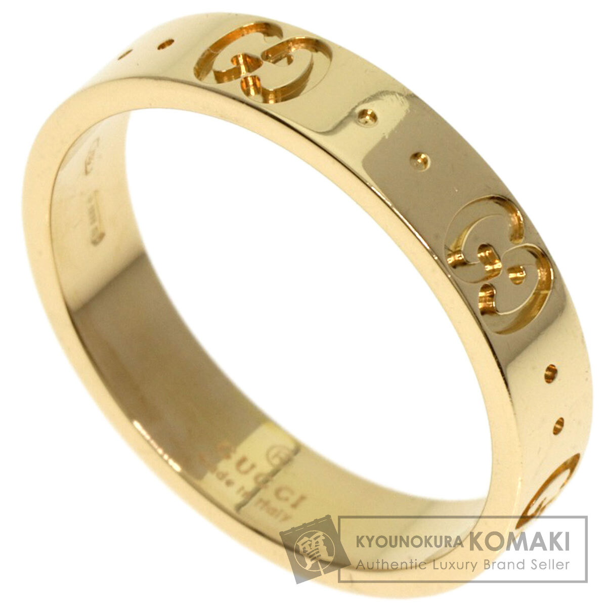 GUCCI グッチ アイコン #14 リング・指輪 K18イエローゴールド