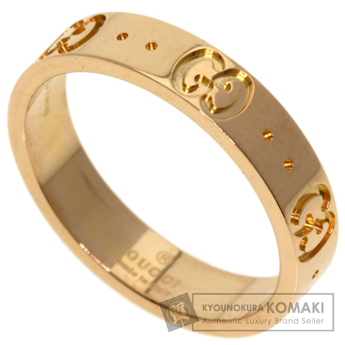 GUCCI グッチ アイコン #12 リング・指輪 K18ピンクゴールド  