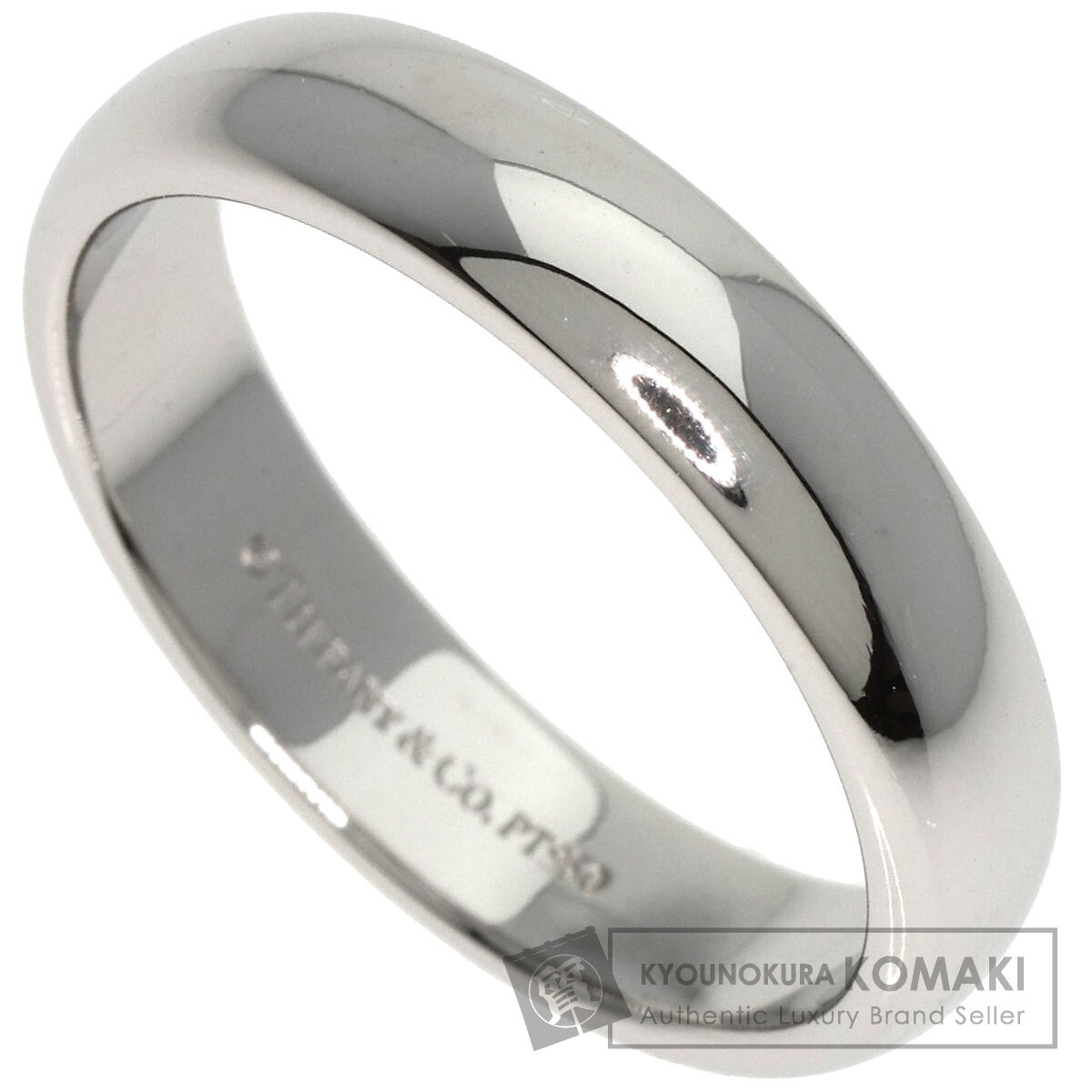TIFFANY&Co. ティファニー ワイド バンド リング・指輪 プラチナ