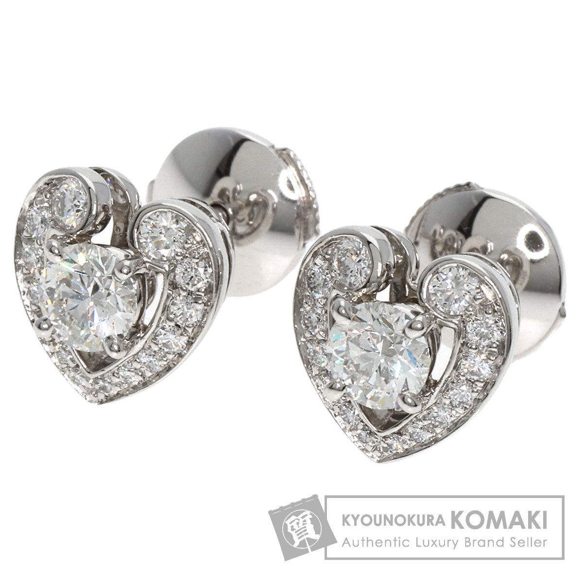 CARTIER カルティエ ユアマイン ダイヤモンド ピアス プラチナPT950