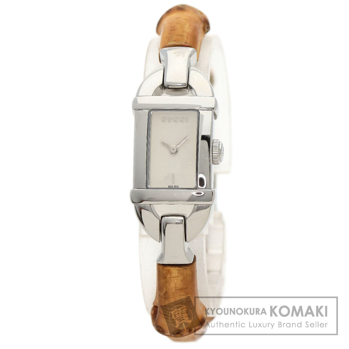 GUCCI グッチ 6800L バンブー 腕時計 ステンレススチール