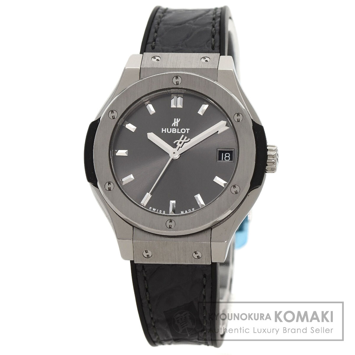 ウブロ 腕時計 クラシック フュージョン チタニウム レーシンググレー