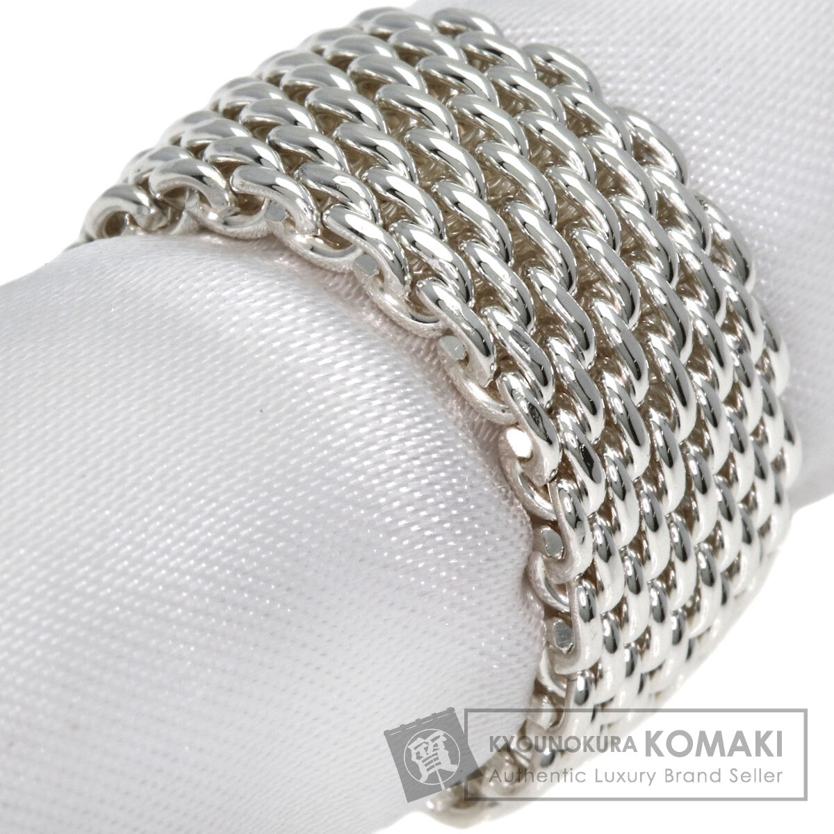 TIFFANY&Co. ティファニー サマセット メッシュ リング・指輪