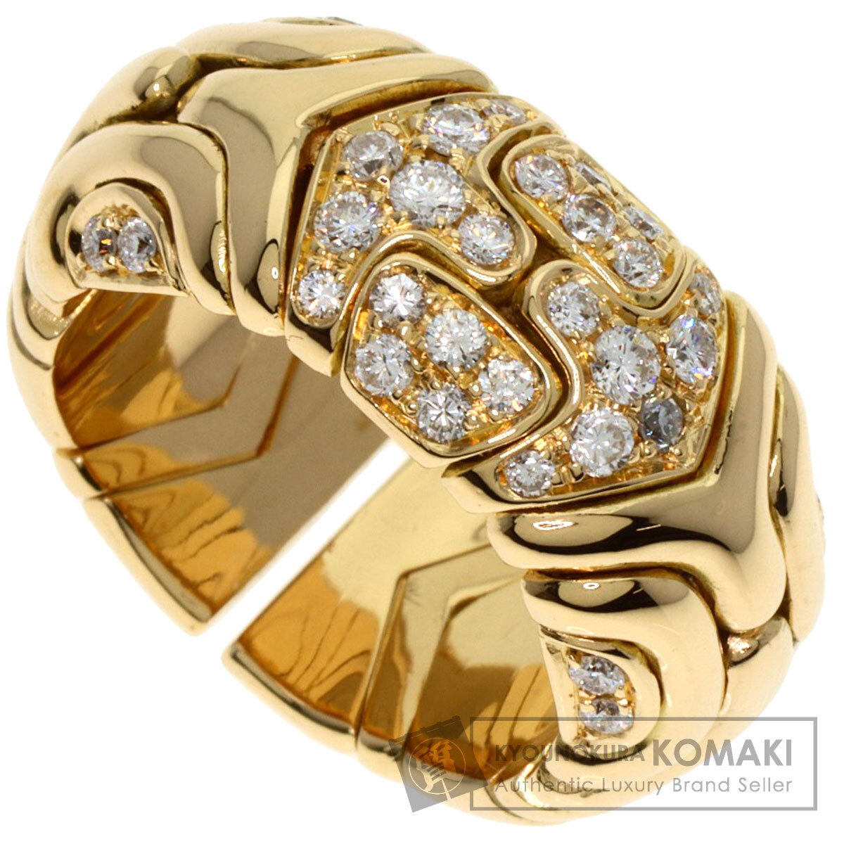 BVLGARI ブルガリ アルベアーレダイヤモンド リング・指輪 K18