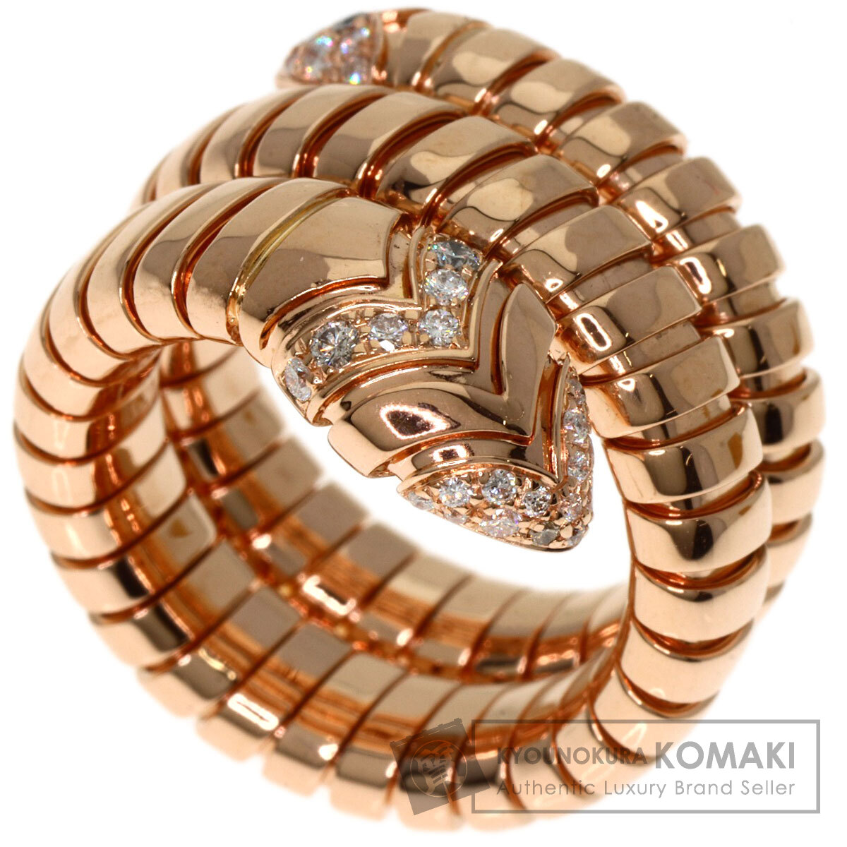 BVLGARI ブルガリ トゥボガス セルペンティ ダイヤモンド リング