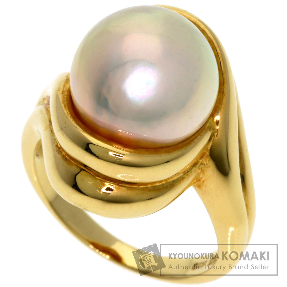 TASAKI タサキ マベパール 真珠 リング・指輪 K18イエローゴールド
