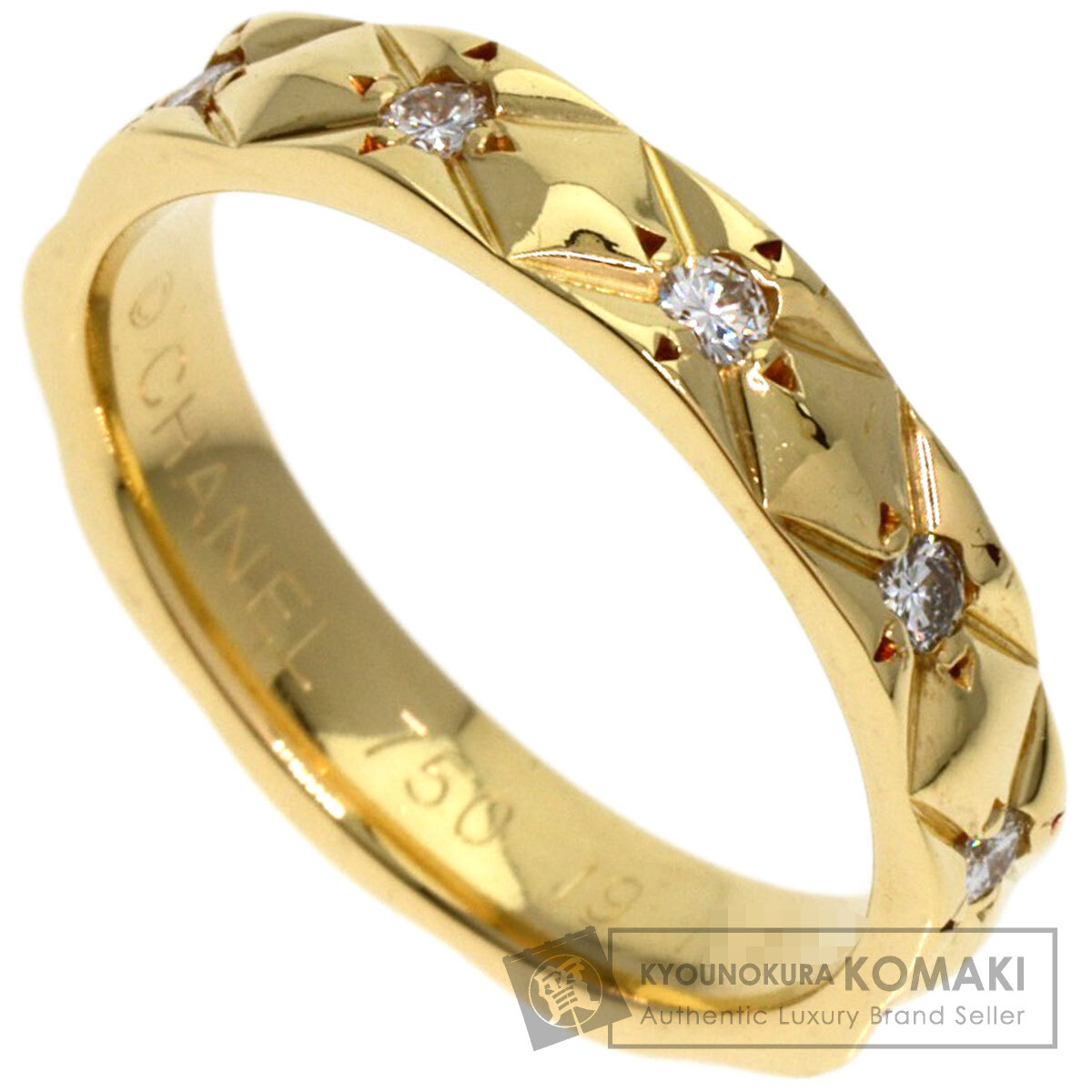 CHANEL シャネル マトラッセ エタニティ ダイヤモンド #49 リング