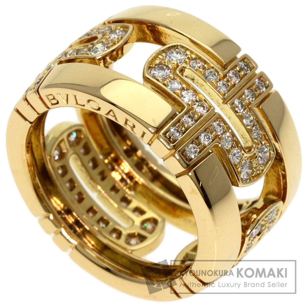 ブルガリ リング・指輪 パレンテシ オープン ダイヤモンド ラージ #49