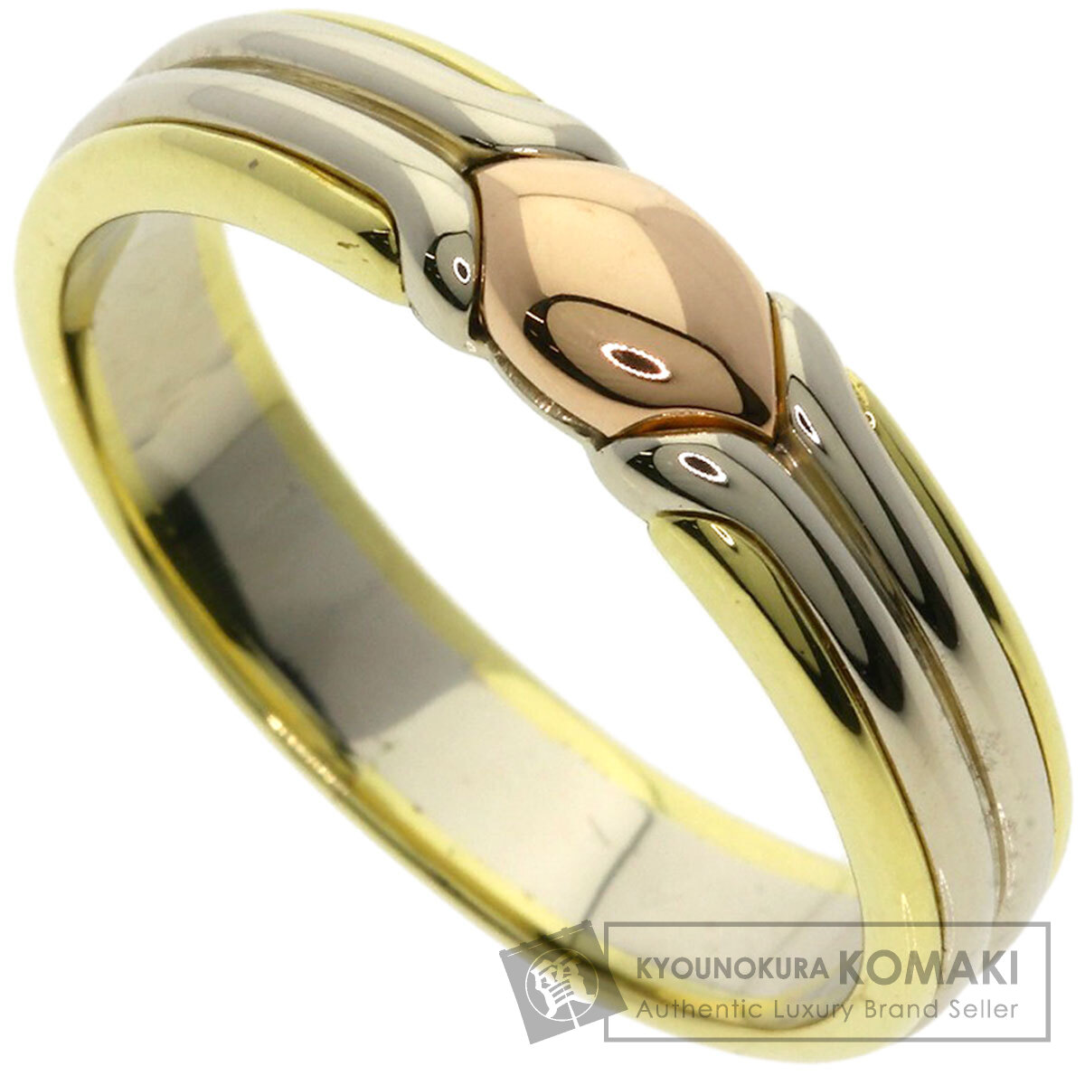 BVLGARI ブルガリ リング K18YG 9.5 4800925F0006 BVLGARI ブルガリ チェルタウラ リング・指輪 K18イエロー