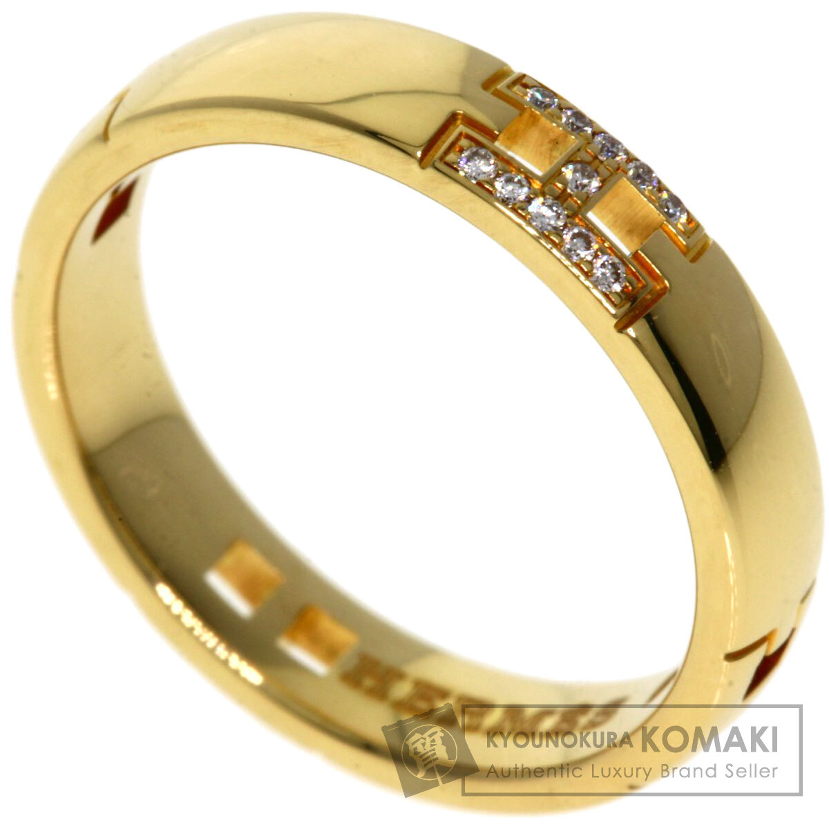 HERMES エルメス ヘラクレス ダイヤモンド #46 リング・指輪 K18