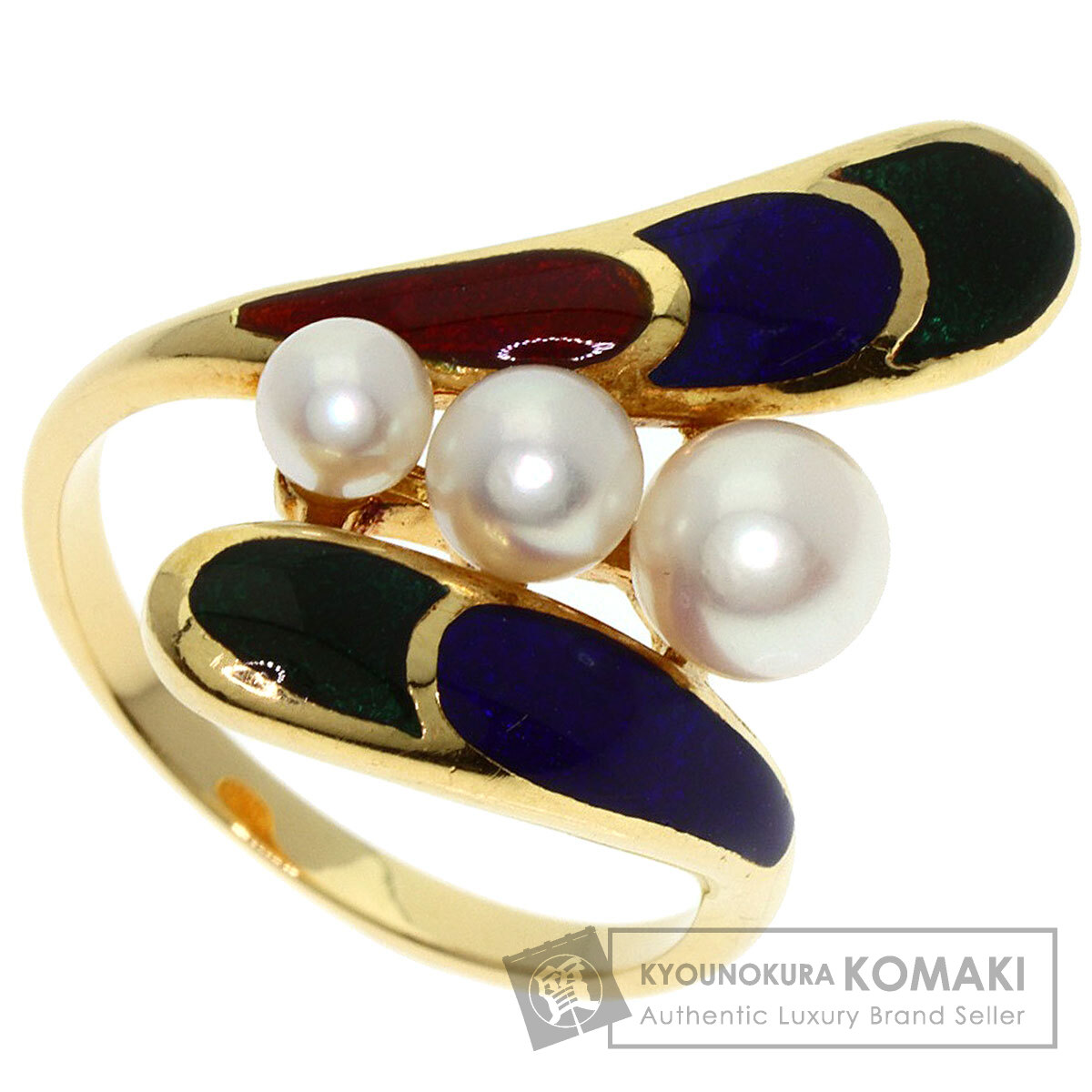 【美品】 MIKIMOTO ミキモト スカーフリング ゴールド　パール 楽天市場】ミキモト MIKIMOTO スカーフリング ゴールドxパール
