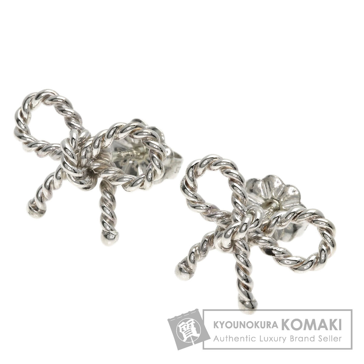 TIFFANY&Co. ティファニー ツイスト リボン ピアス シルバー