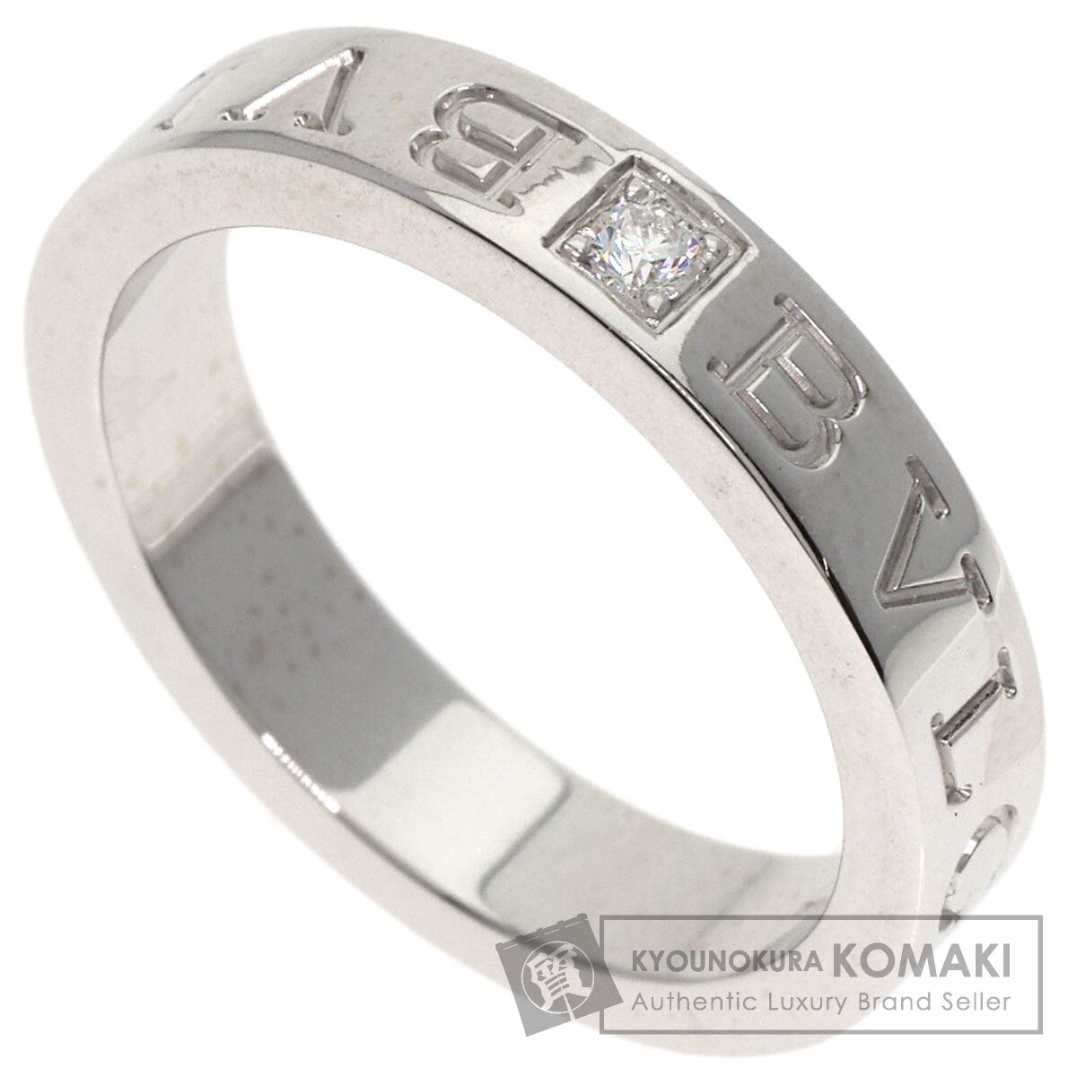 ブルガリ リング・指輪 ダブル ロゴ 1P ダイヤモンド