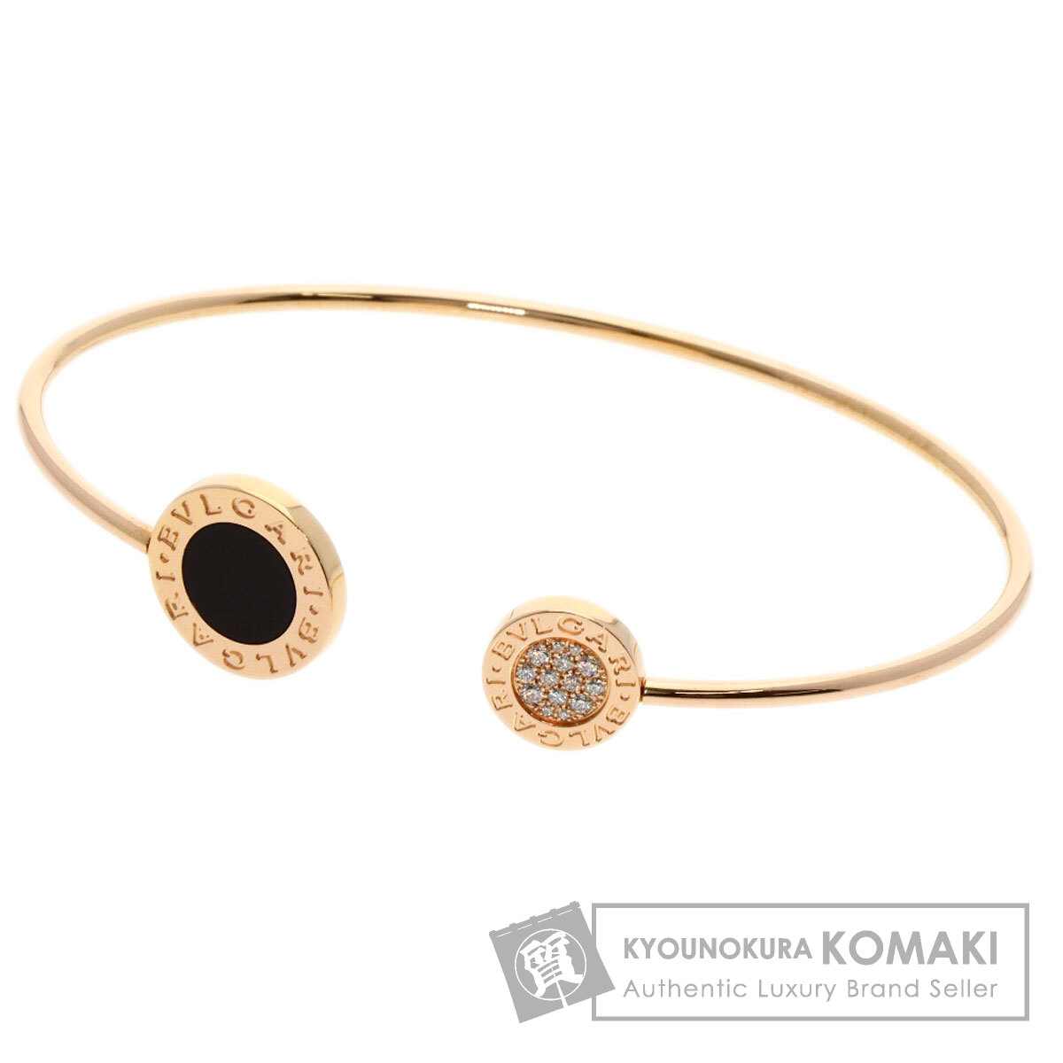 BVLGARI ブルガリ ブルガリブルガリ オニキス ダイヤモンド M