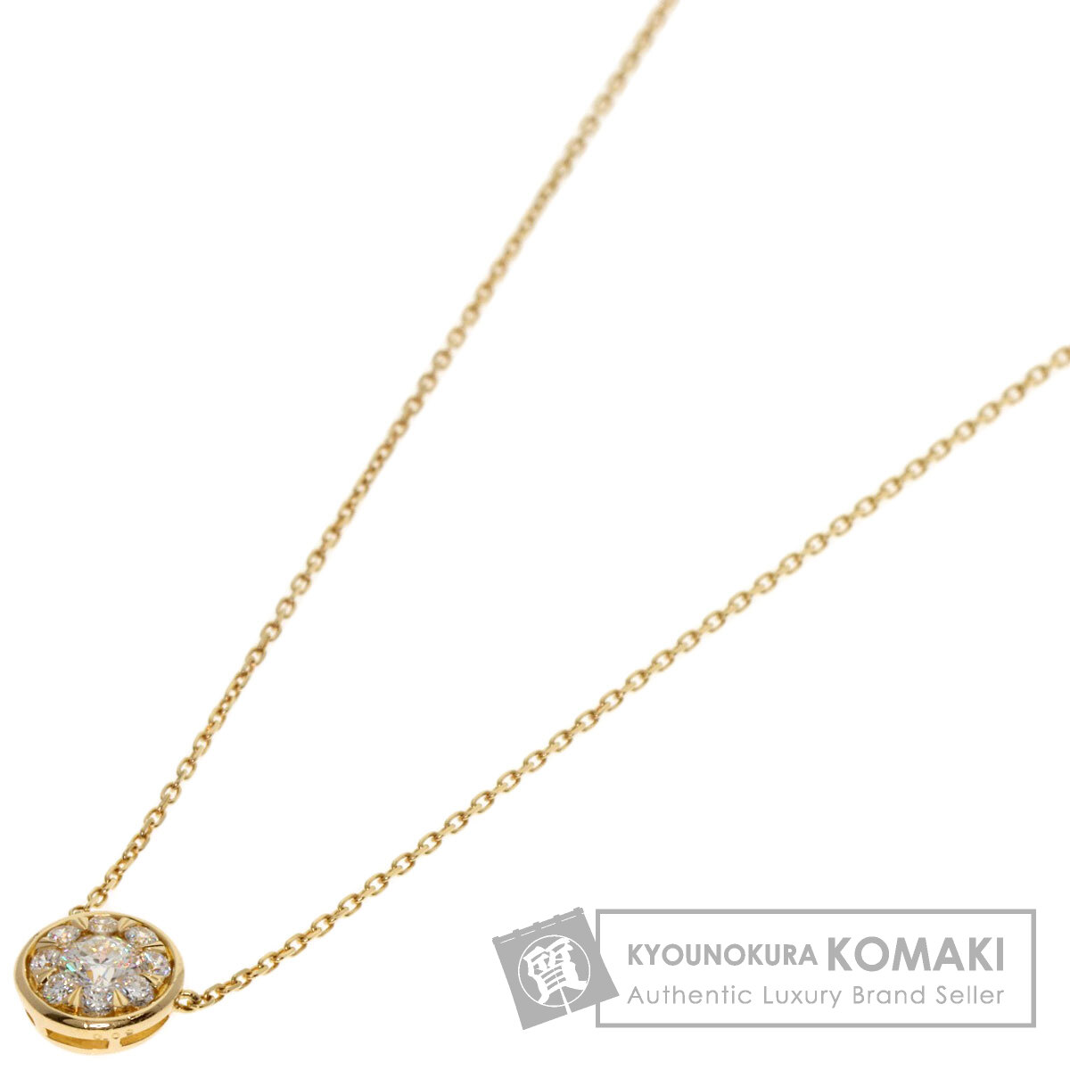 VENDOME ヴァンドーム ダイヤモンド ネックレス K18イエロー