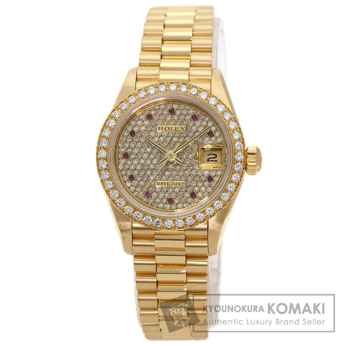 ROLEX ロレックス 69138 デイトジャスト ダイヤモンド ルビー