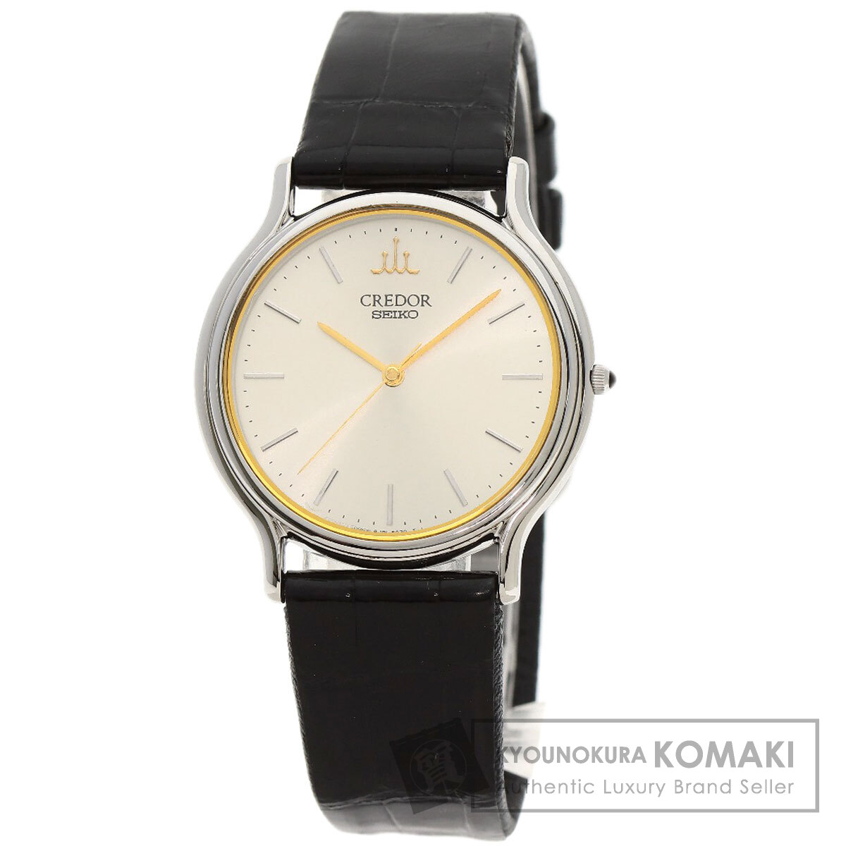 SEIKO セイコー 8J81-6A30 クレドール ラウンドフェイス 腕時計