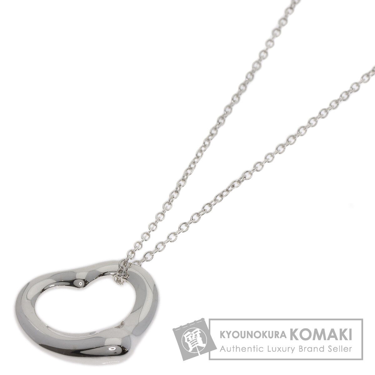 TIFFANY&Co. ティファニー オープンハート ネックレス シルバー