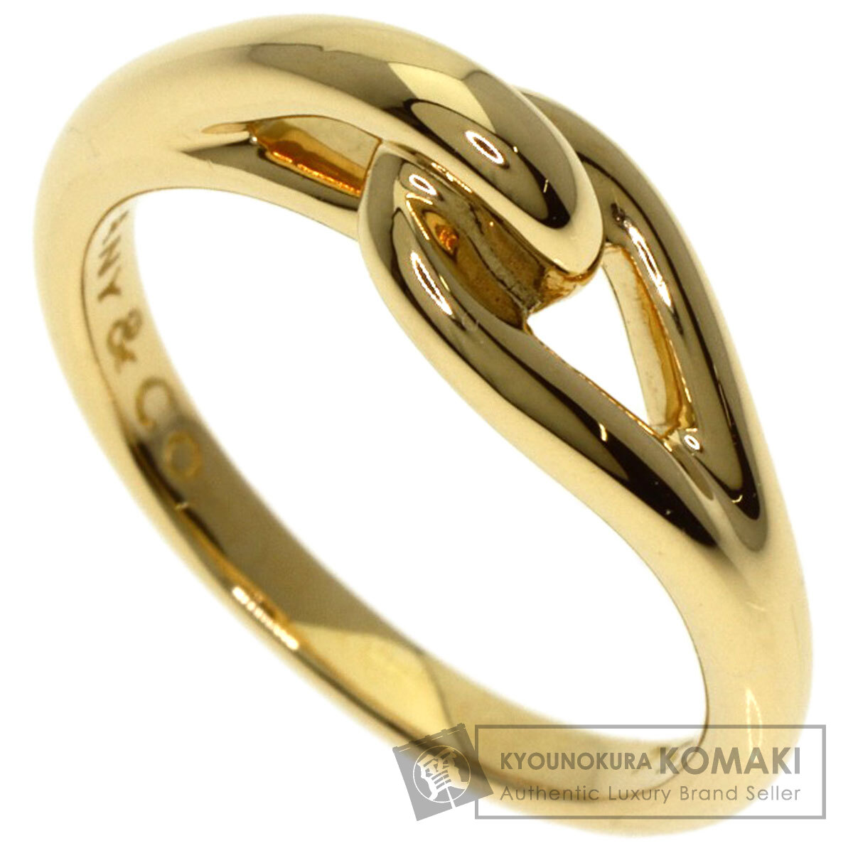 TIFFANY&Co. ティファニー ノット リング・指輪 K18イエロー