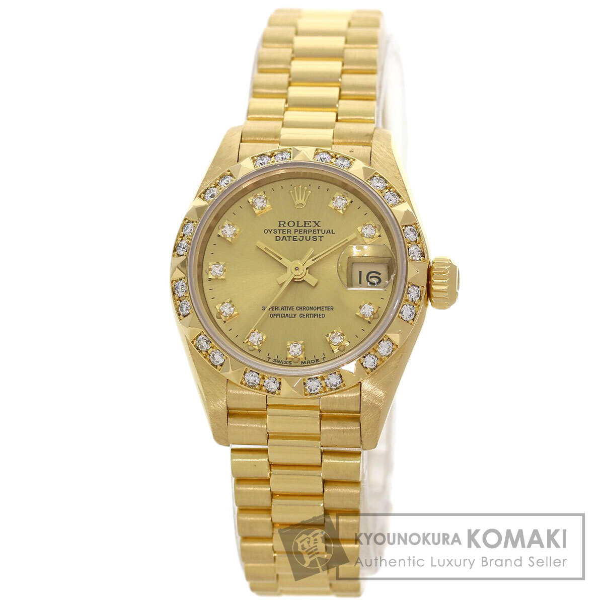 ROLEX ロレックス 69258G デイトジャスト 10P ダイヤモンド