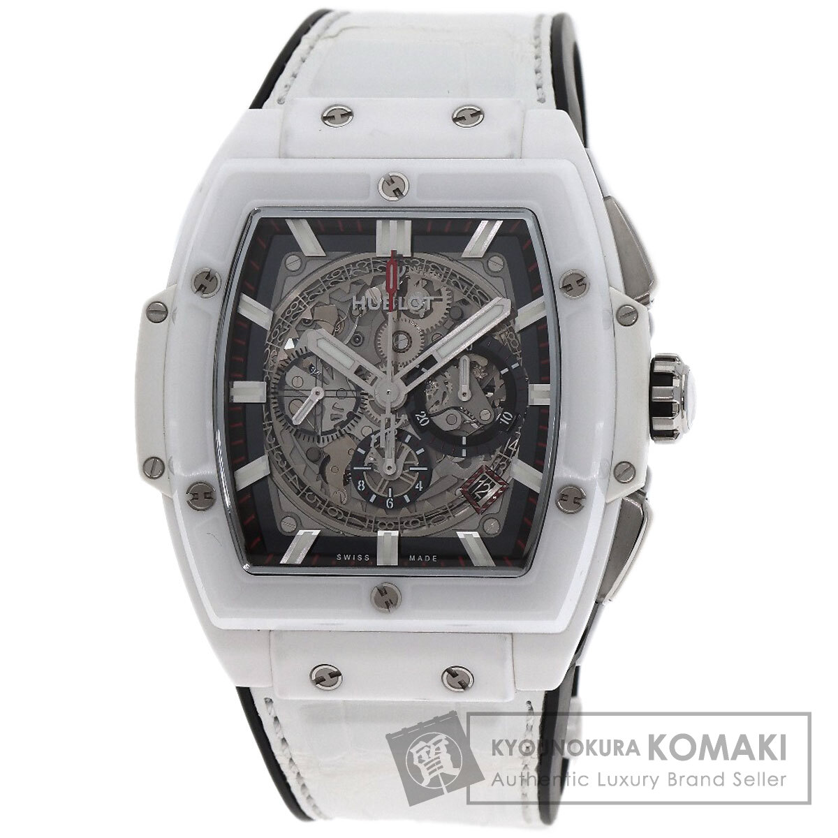 ウブロ 腕時計 スピリット オブ ビックバン ホワイトセラミック