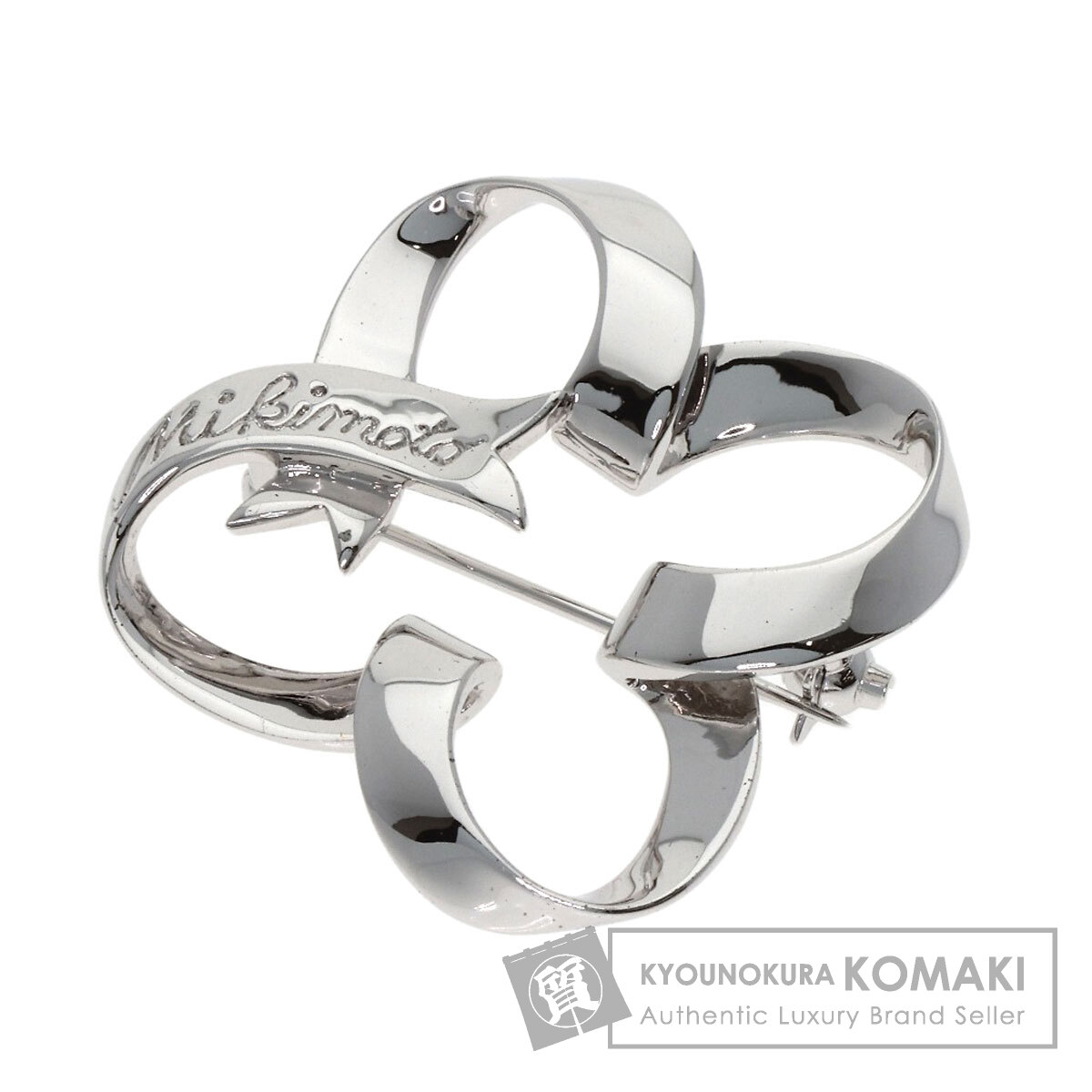 ミキモト ブローチ リボン