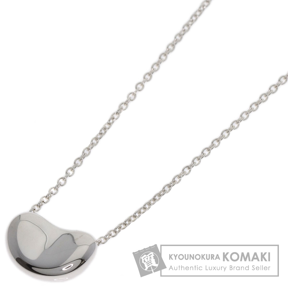 TIFFANY&Co. ティファニー ビーン ネックレス シルバー レディース