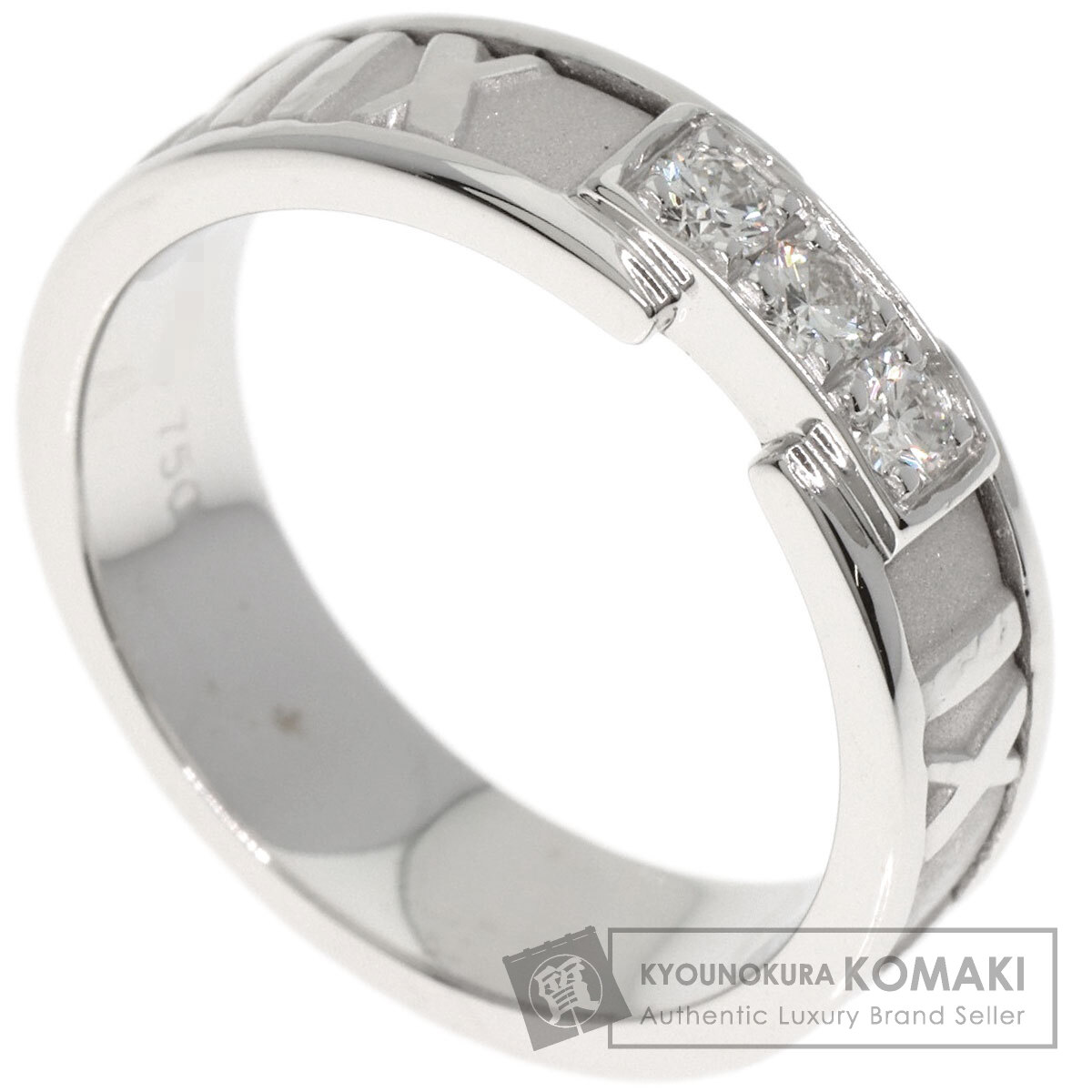 TIFFANY&Co. ティファニー アトラス 3P ダイヤモンド リング・指輪 K18