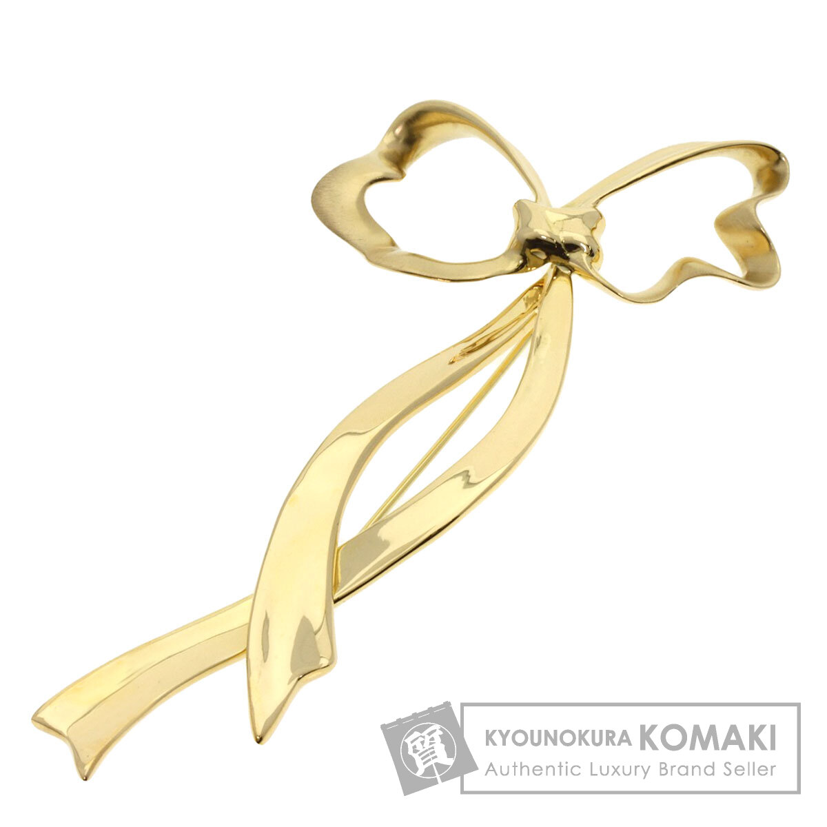 TIFFANY&CO. ブローチ　ハート　リボン　750 18金　#A-80 楽天市場】Tiffany & Co. ティファニー 750 K18YG アップル