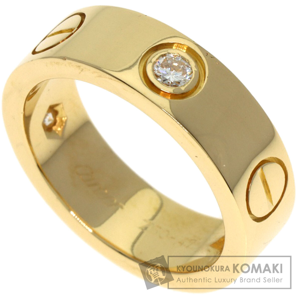 Cartier ラブリング ダイヤモンド 47（7号）カルティエ カルティエ CARTIER ラブリング ＃47 リング・指輪 7号 18金 K18ピンク
