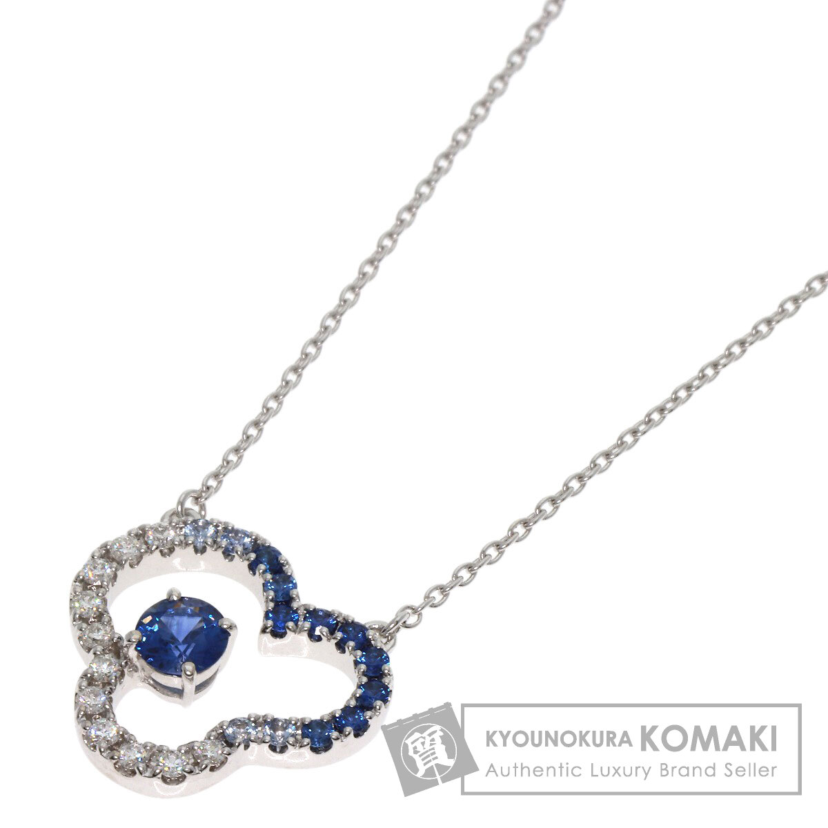 TASAKI タサキ チャンツ サファイア ダイヤモンド ネックレス