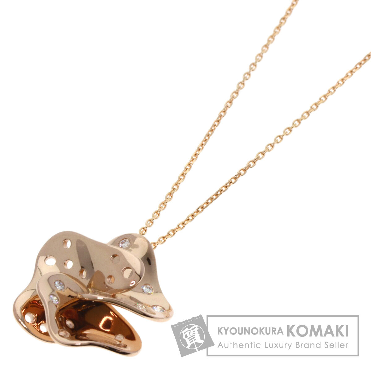 最先端 タサキ TASAKI ダイヤモンド サクラゴールド/K18PG ネックレス アクセサリー