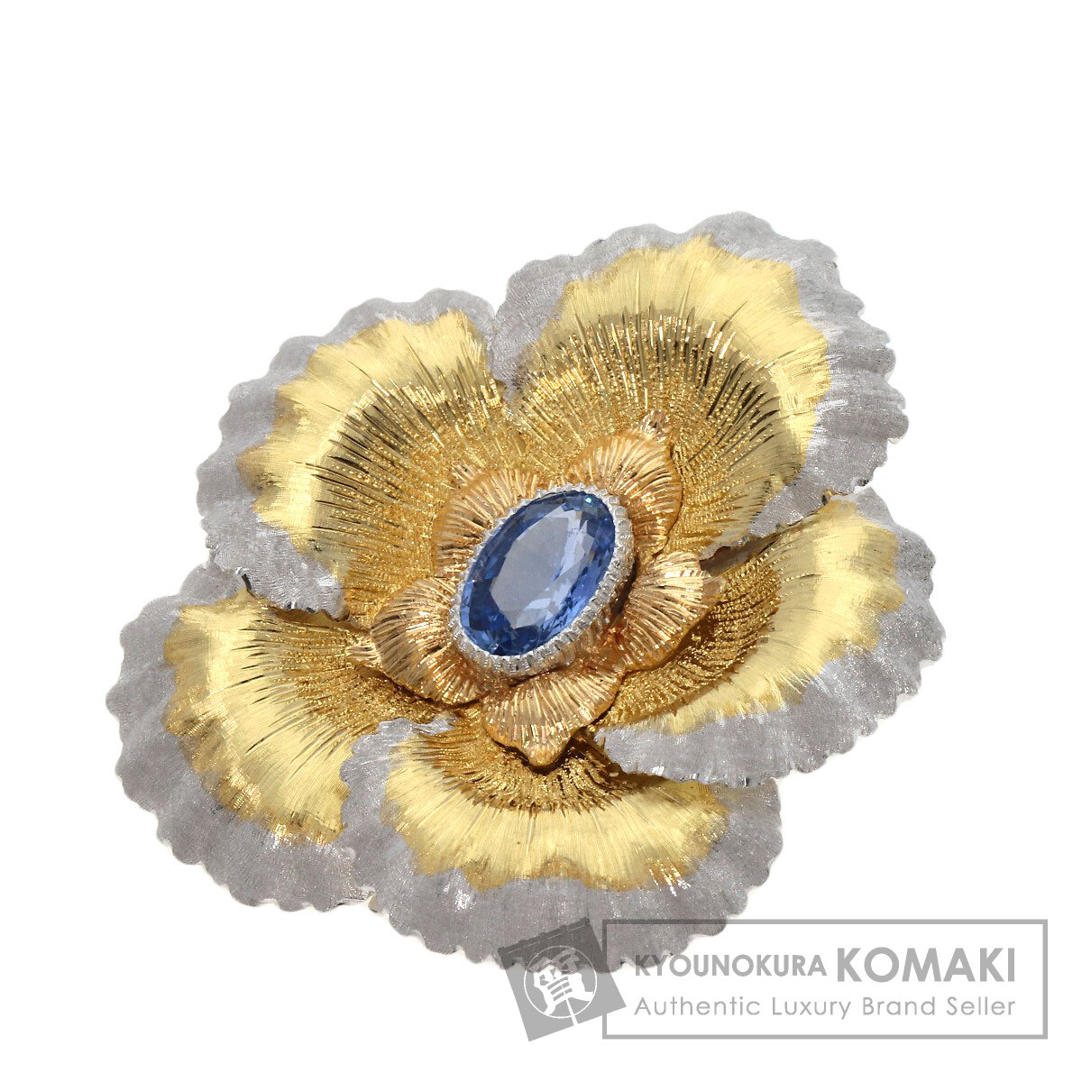 専用　イタリア製K18の３色ブローチ 専用 イタリア製K18の3色ブローチ - メルカリ