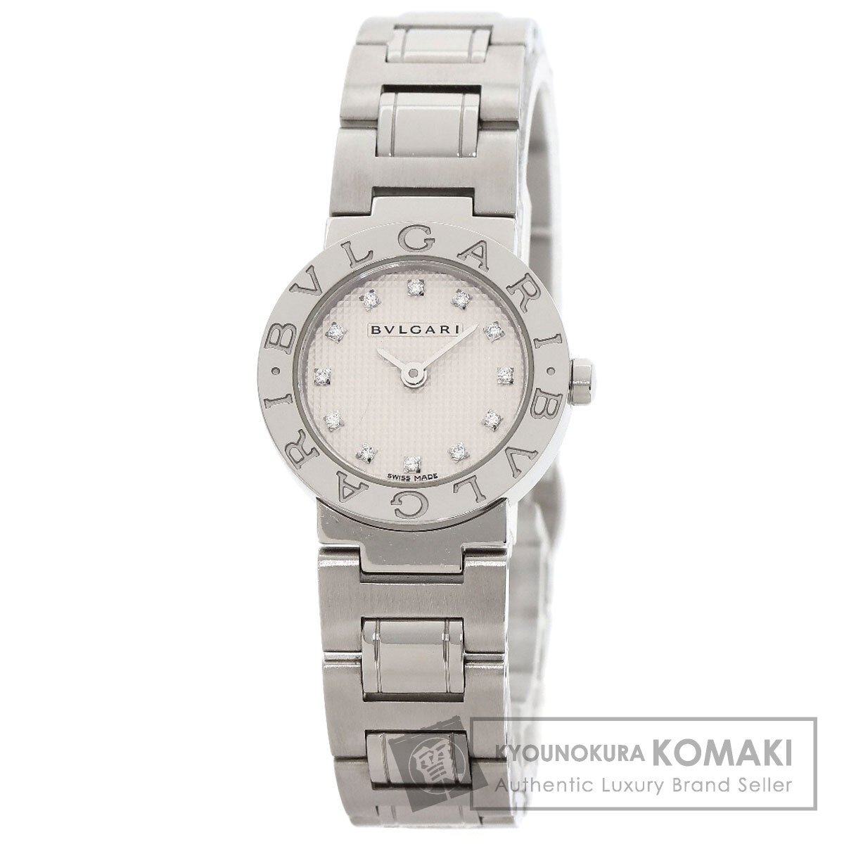 最終価格 BVLGARI BB23SS  ブルガリ 12P ウォッチ 時計 BVLGARI ブルガリ BB23SS ブルガリブルガリ 12P ダイヤモンド
