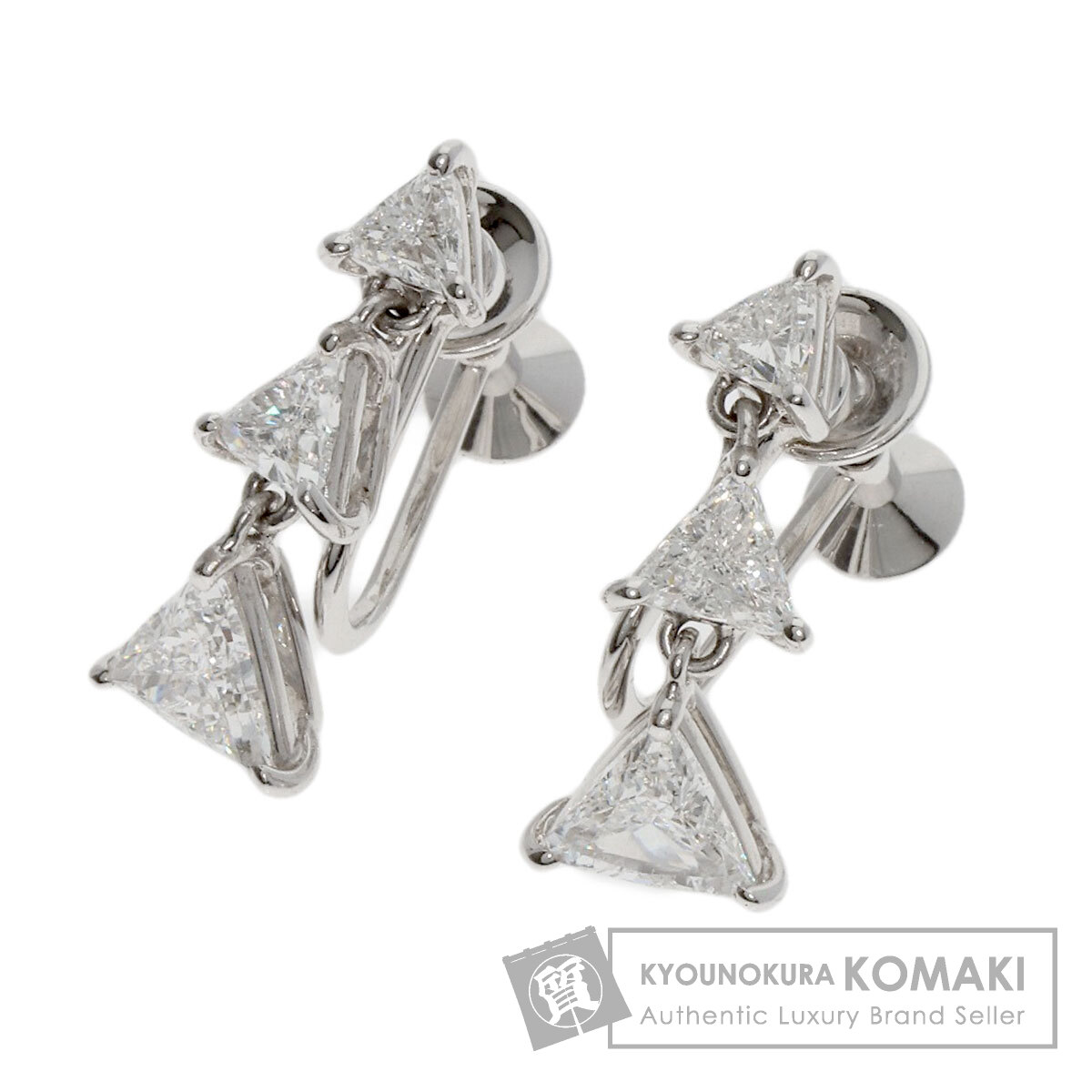 キ*ラ様 MIKIMOTO スパイラル ダングルイヤリング キ*ラ様 MIKIMOTO スパイラル ダングルイヤリング