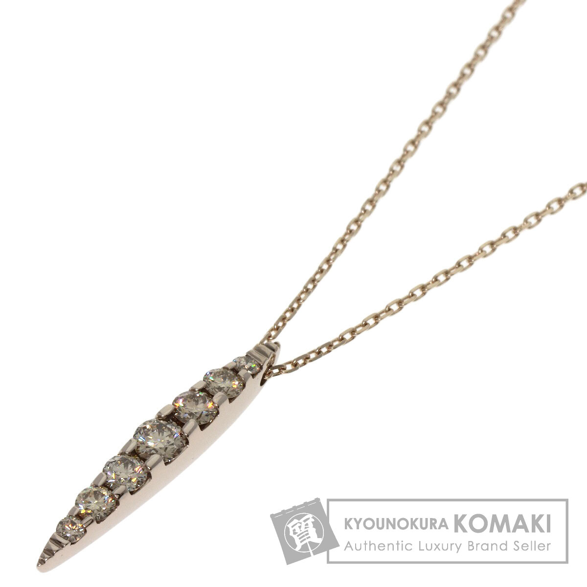 KASHIKEY ネイキッド　ブラウンダイヤモンド ネックレス Kashikey カシケイ ネイキッド ブラウン ダイヤモンド