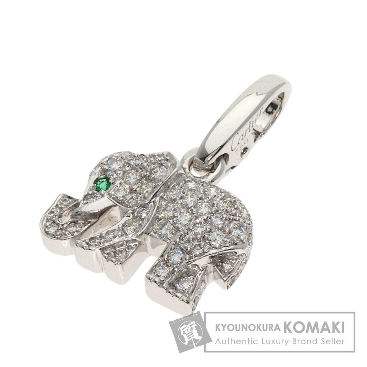 8623 レア カルティエ キャンディ 象 チャーム YG 097802_2.jpg