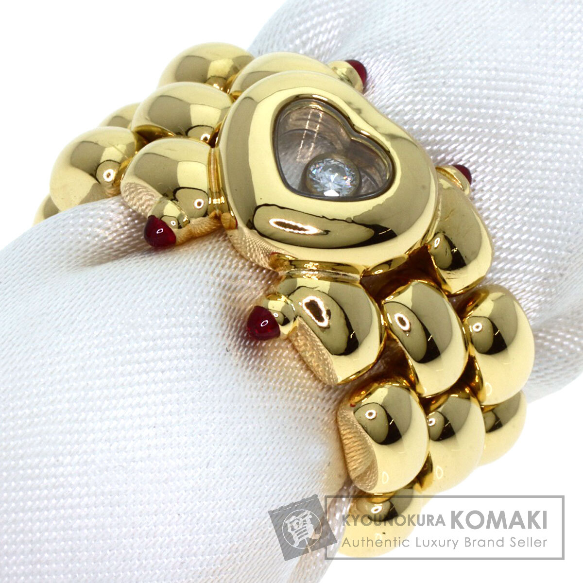 18金ショパール　リング Chopard - 【Chopard】ショパール ハッピーダイヤモンド ハート