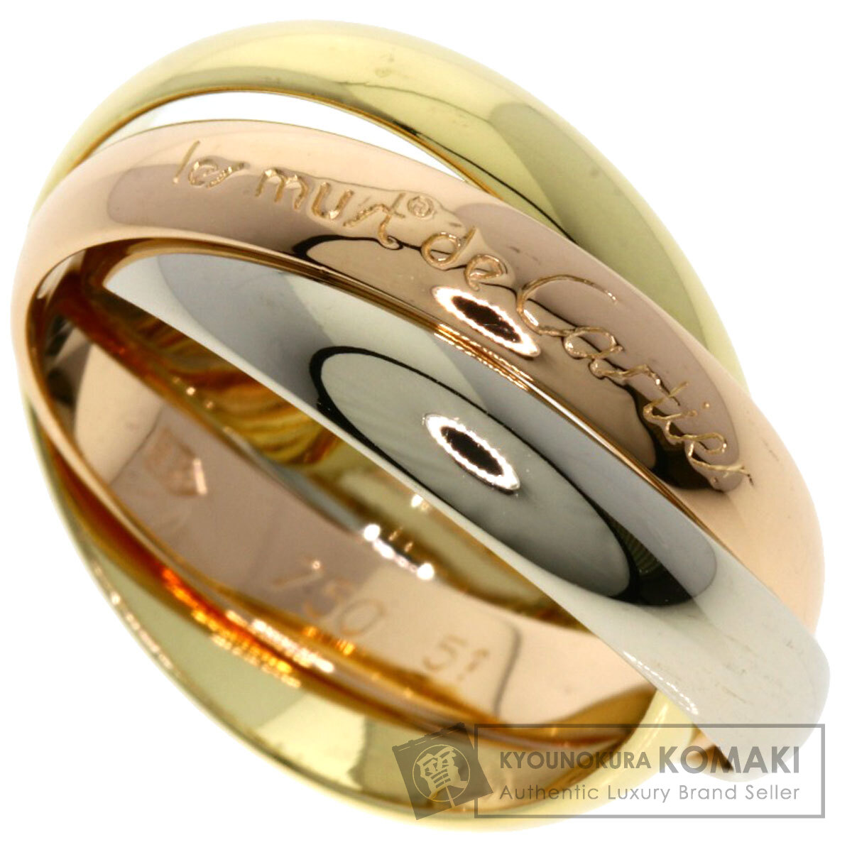 カルティエ トリニティ サイズ51 Cartier カルティエ トリニティ リング 51 – The BOUTIQUE
