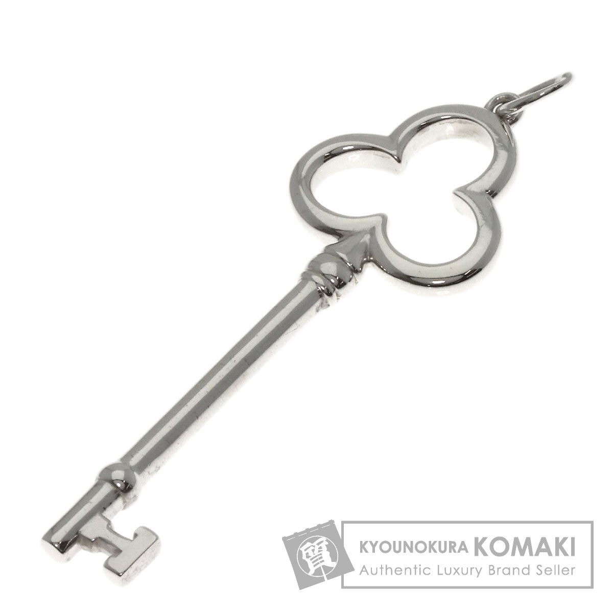 ティファニー ペンダントトップ オープン トレフォイルキー ミディアム