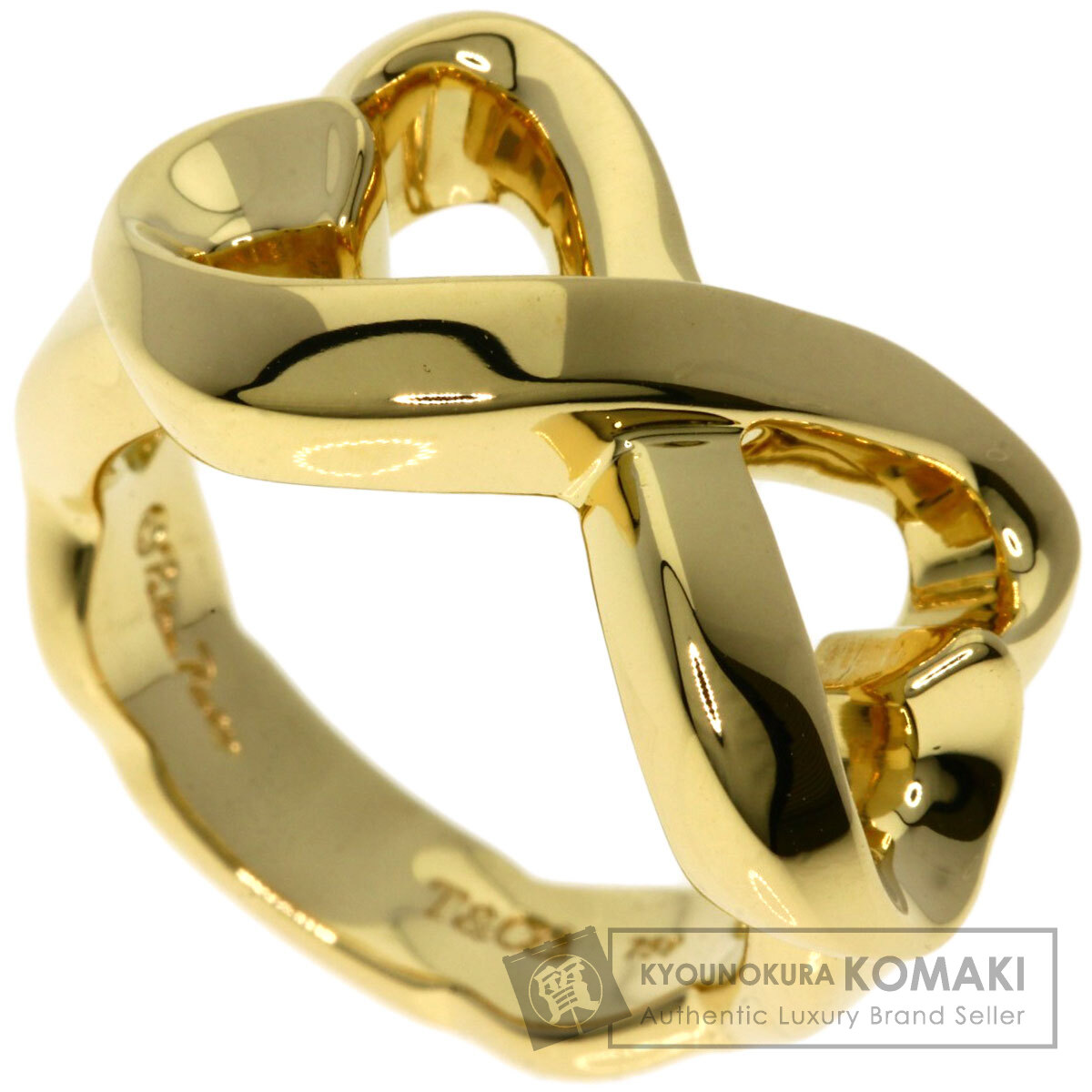 ティファニー リング・指輪 ダブル ラビングハート