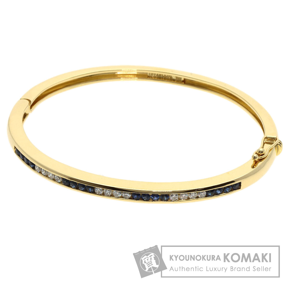 【Tiffany&co.】18Kイエローゴールド ダイヤモンド ブレスレット TIFFANY&Co. ティファニー サファイア ダイヤモンド