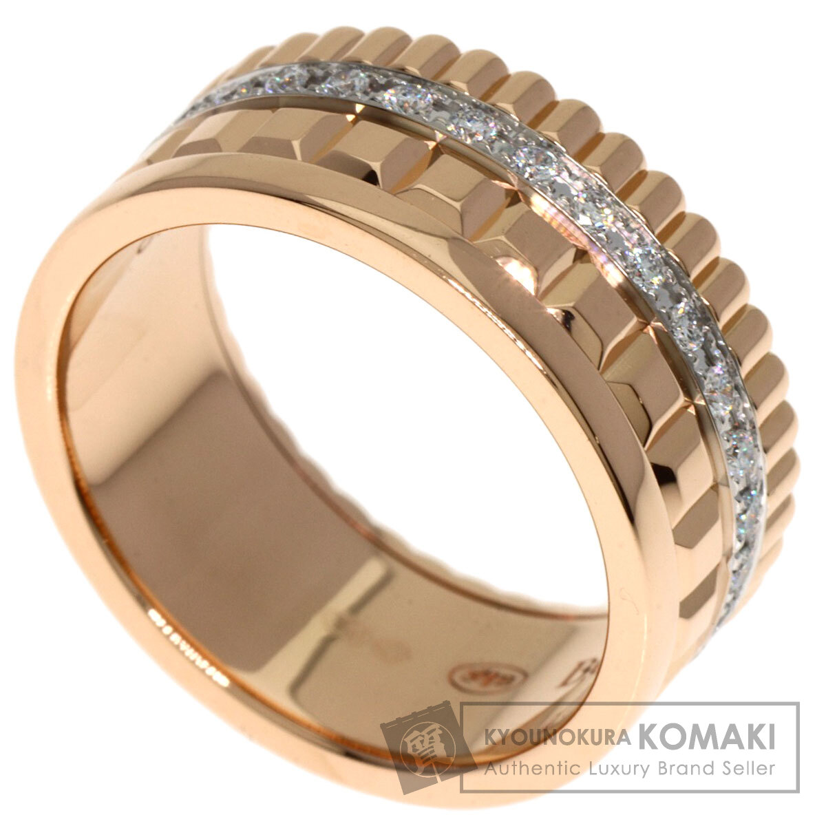 ブシュロン K18YG カトル ラディアント リング 8号 Boucheron ブシュロン キャトル ラディアント ダイヤモンド