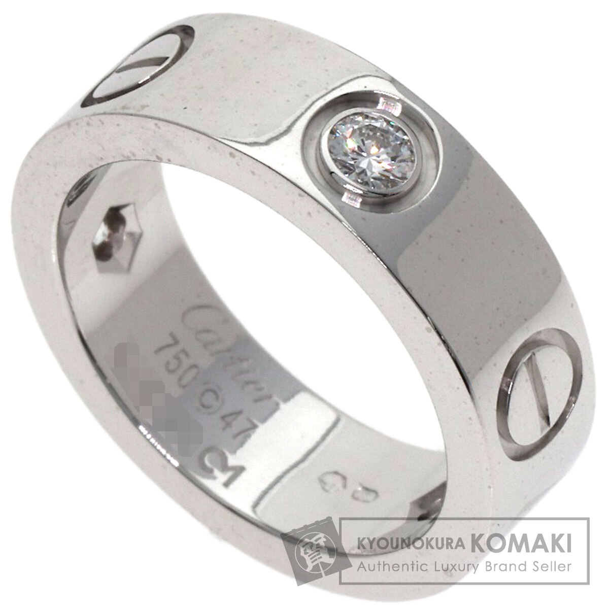 カルティエ リング・指輪 ラブリング ハーフ ダイヤモンド #47