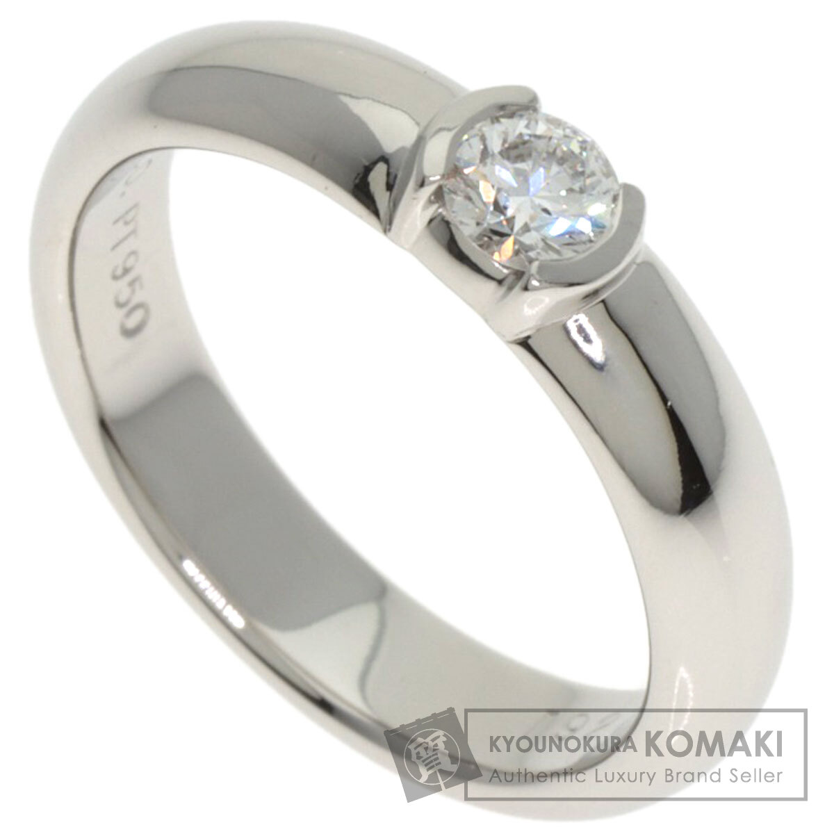 TIFFANY&Co. ティファニー ドッツ ダイヤモンド リング・指輪 プラチナ