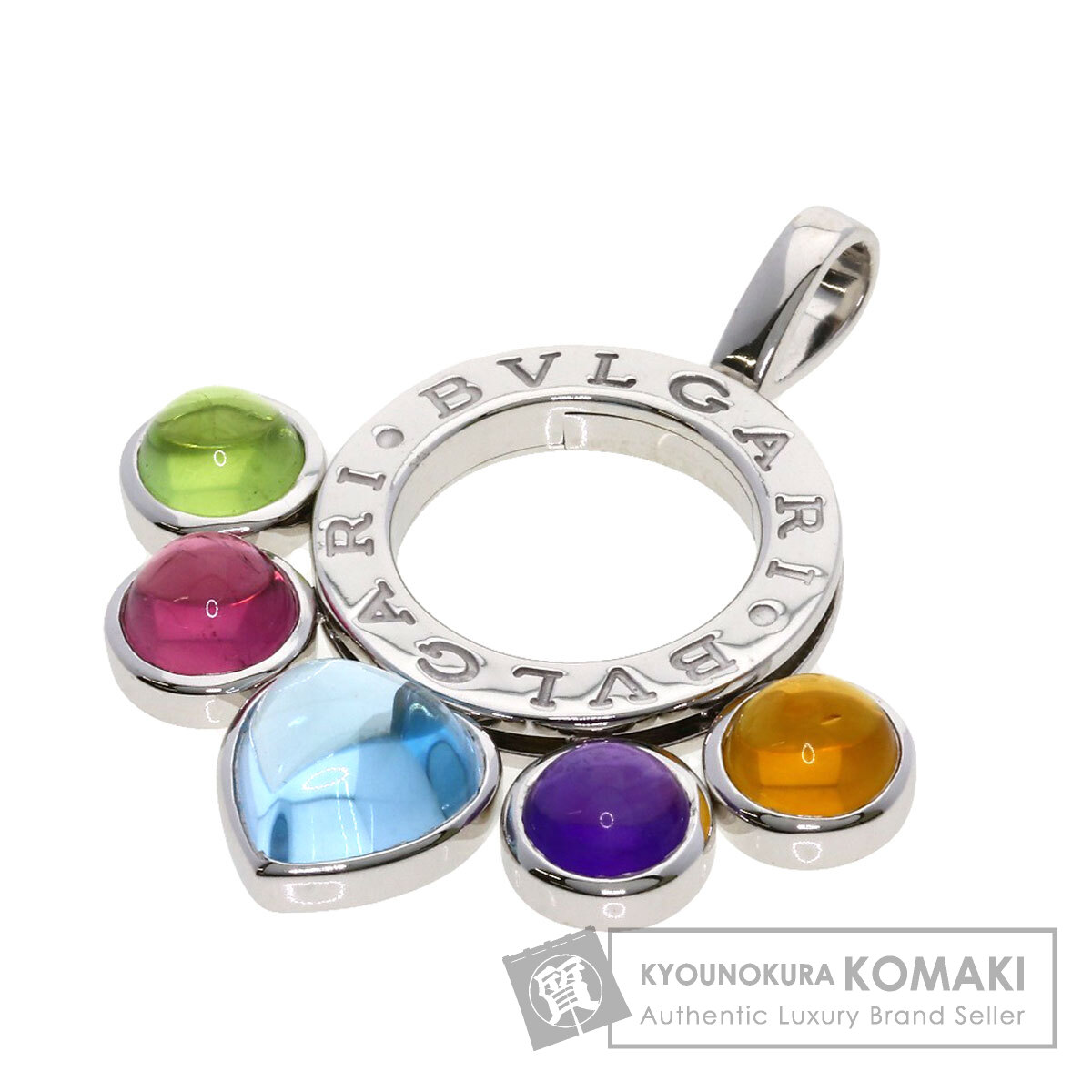 BVLGARI ブルガリ アレグラ マルチカラーストーン ペンダント BVLGARI ブルガリ アレグラ マルチカラーストーン ペンダント