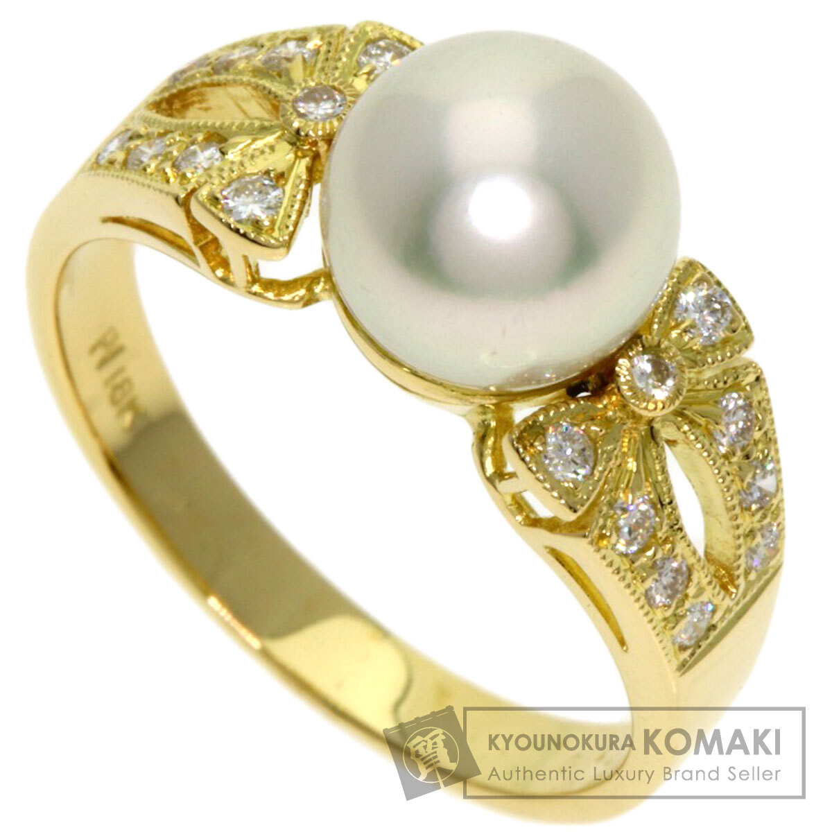 ポンテヴェキオ リング・指輪 パール 真珠 ダイヤモンド