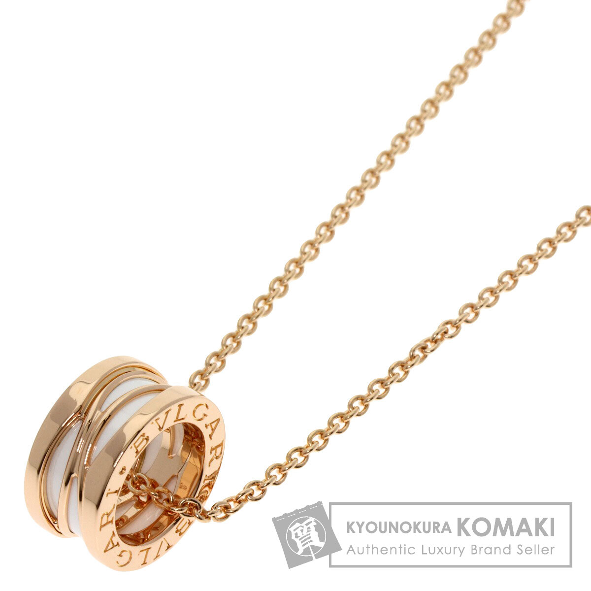 ブルガリ ネックレス B-zero1 ビーゼロワン レジェンド 白セラミック